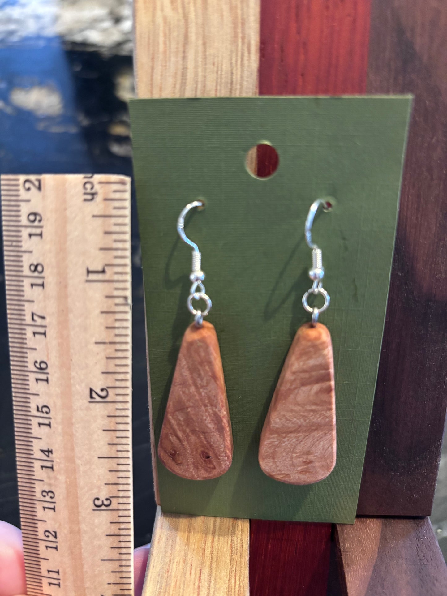 Maple Burl Earrings