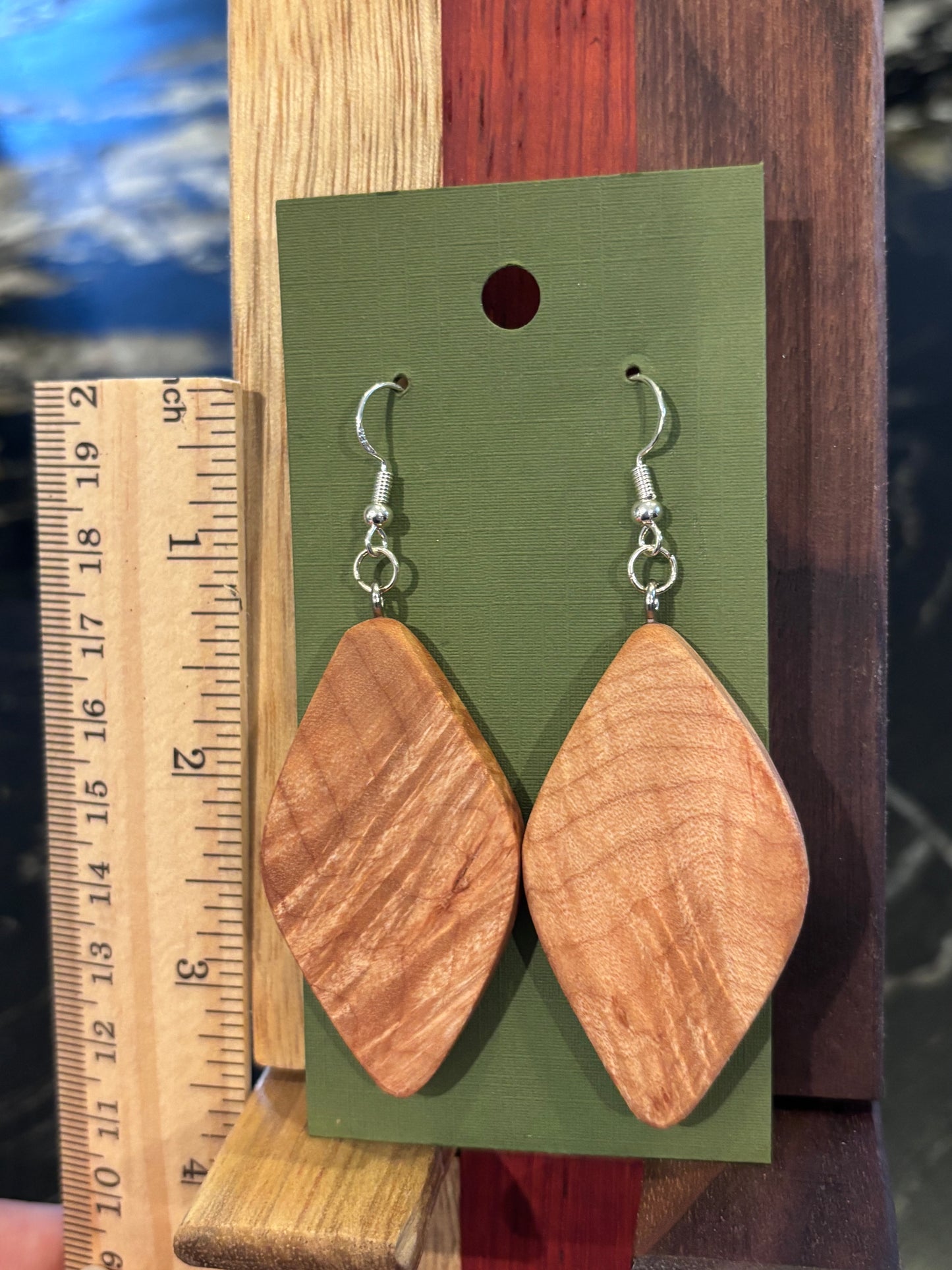 Maple Burl Earrings