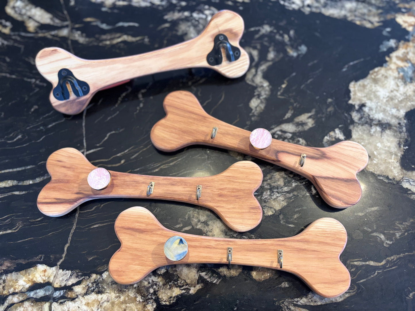 Bone-shaped Key and Leash Hanger