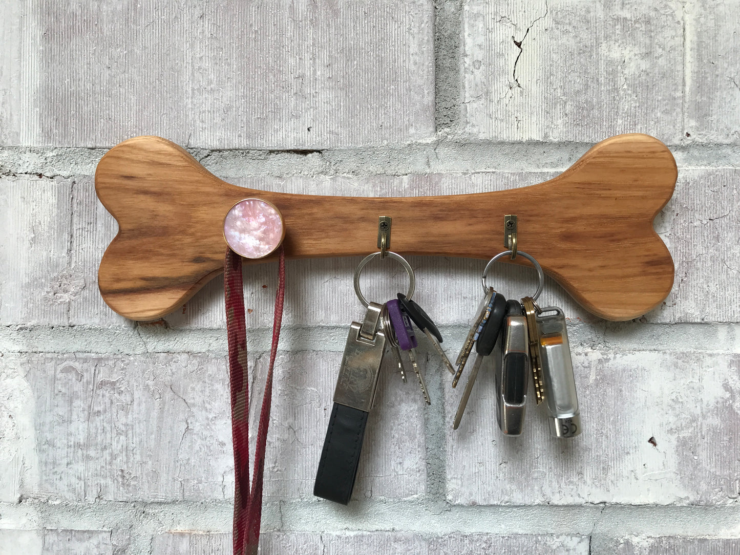 Bone-shaped Key and Leash Hanger